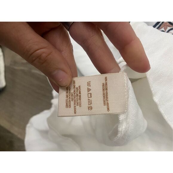 Free People La Luna Set, White Eyelet Tunic Top and Shorts, Sz Medium, MSRP $148 - Picture 10 of 12